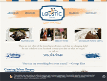 Tablet Screenshot of loustic.com